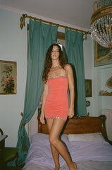 Paige Dress | Coral
