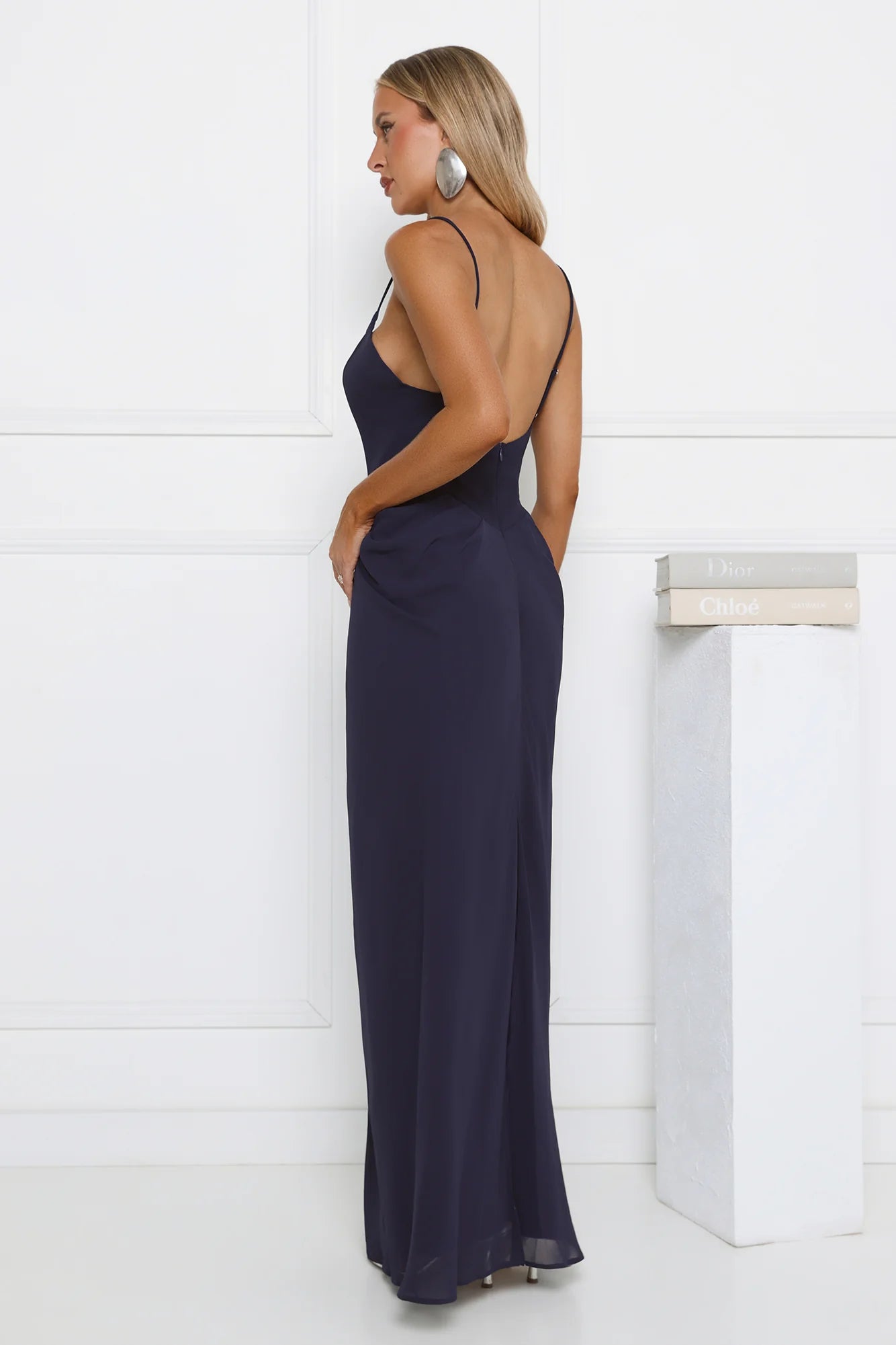 Invest In Yourself Maxi Dress Navy