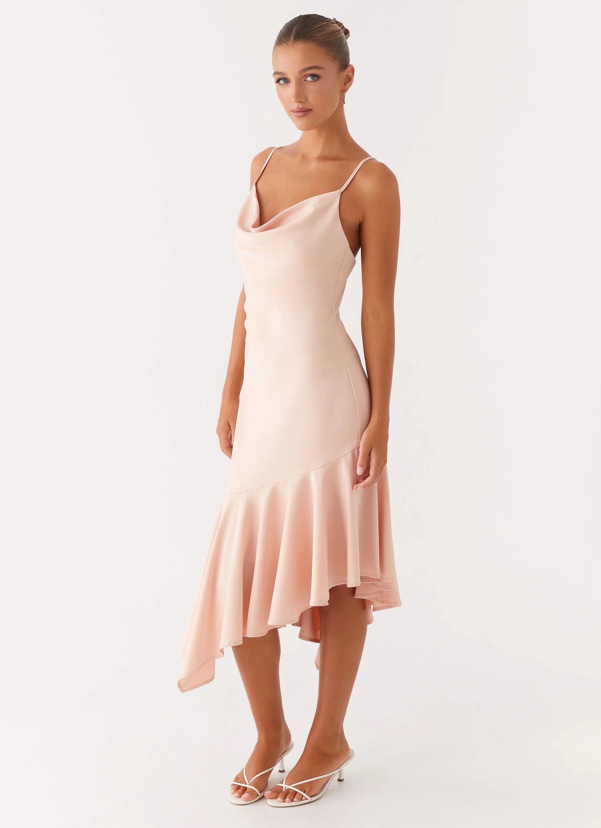 Korby Midi Dress - Pink