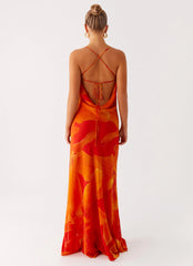 Midafternoon Maxi Dress - Serene Orange